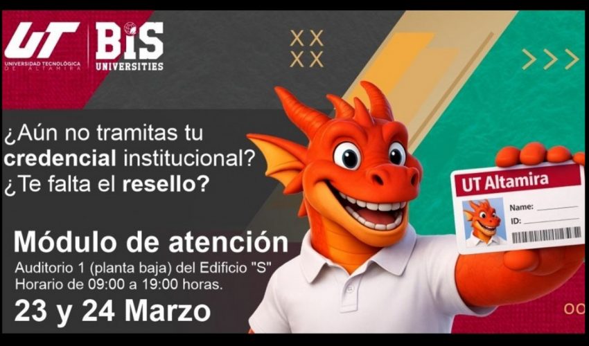 ¿Aún no tramitas tu credencial institucional o te falta el resello?