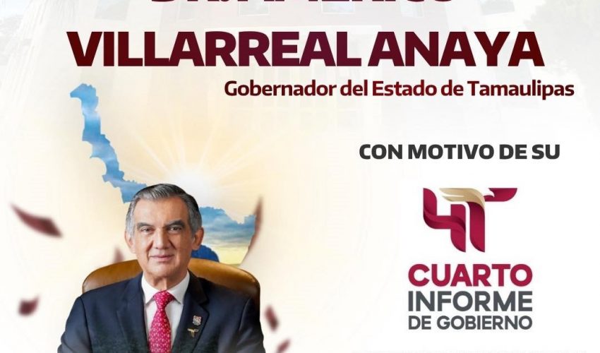 La UTALT extiende una cordial felicitación al Dr. Américo Villarreal Anaya, Gobernador del Estado de Tamaulipas, con motivo de su Cuarto Informe de Gobierno